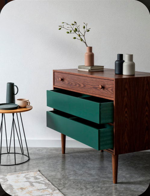 Wooden floor and chair